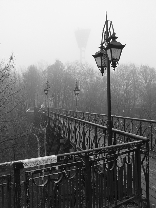 Киев мост Влюбленных