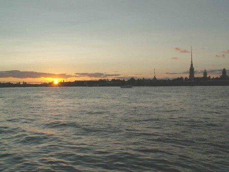 невский закат