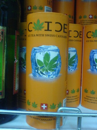 Холодный чай с коноплей