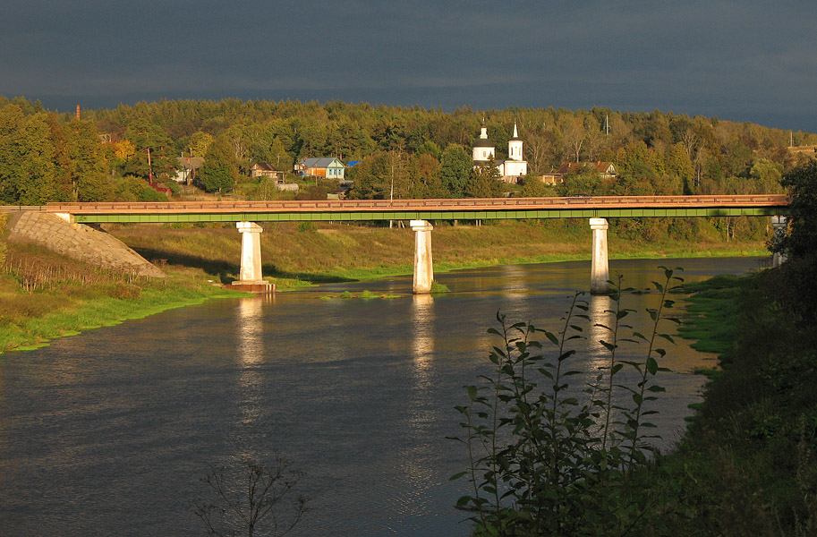 Москва-река, сентябрь, закат