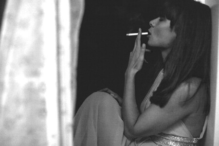 smoking lady