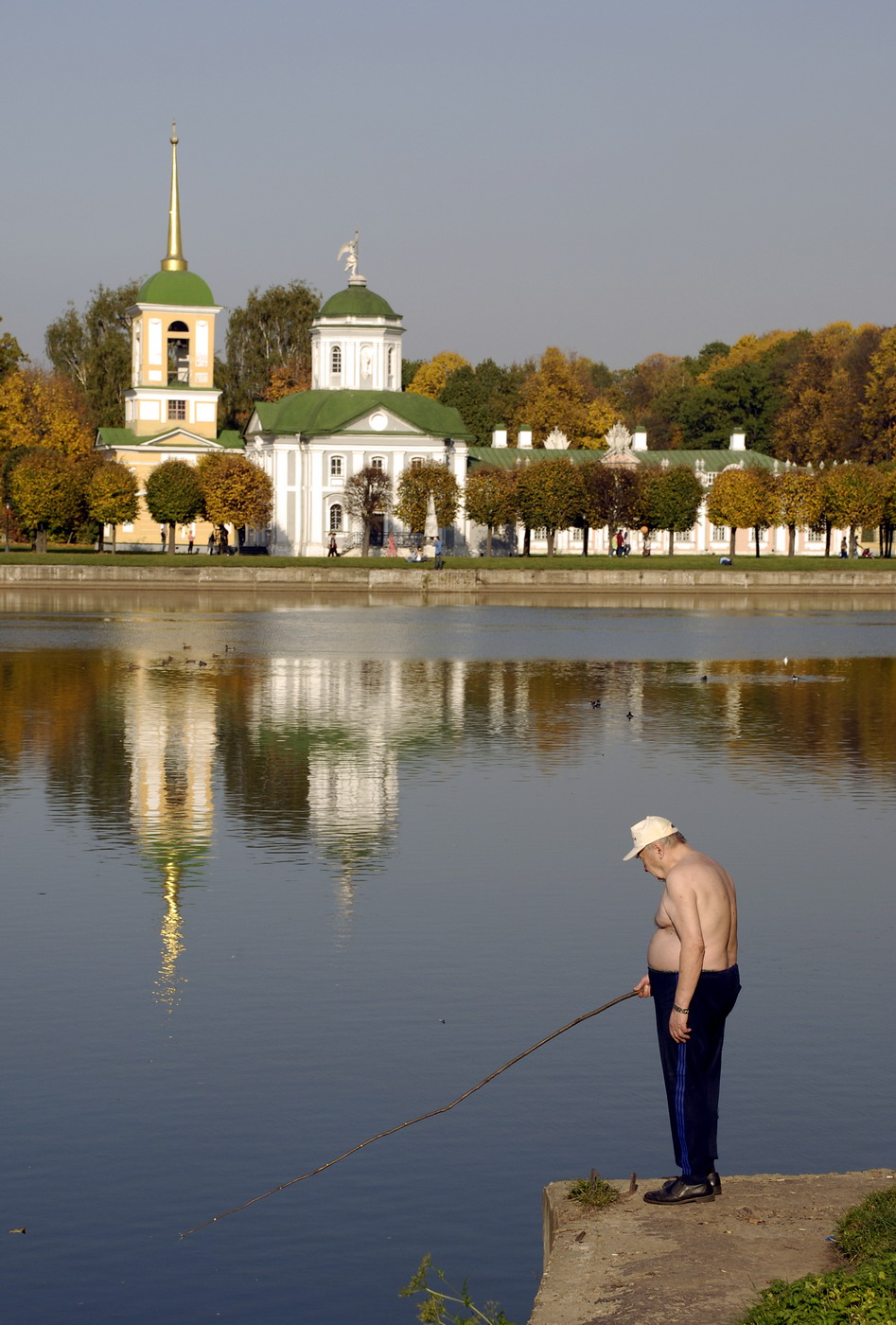 Теплая осень в Москве