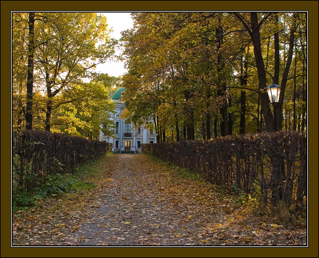 Осень в Кусково.