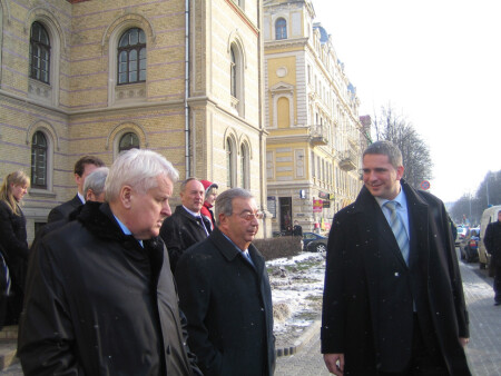 Примаков и Калюжный в Латвийском Университете