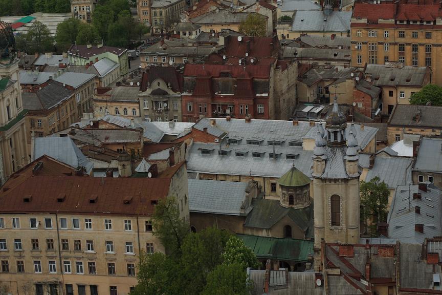 Армянская церковь сверху