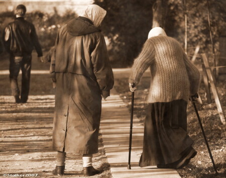 На закате осени...