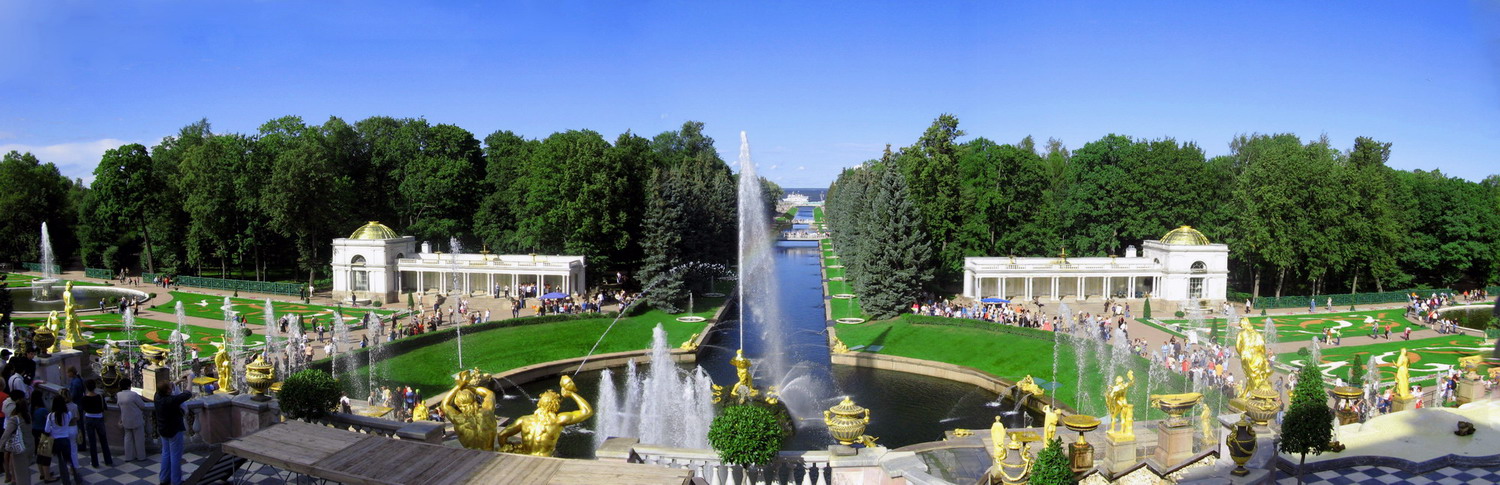 Петергоф панорама