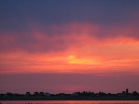 кровавый закат