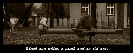 Белое и чёрное как молодость и старость