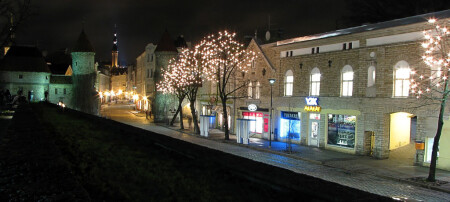 ночной город 