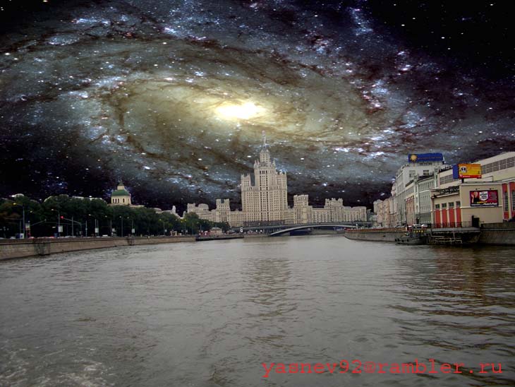 The night sky