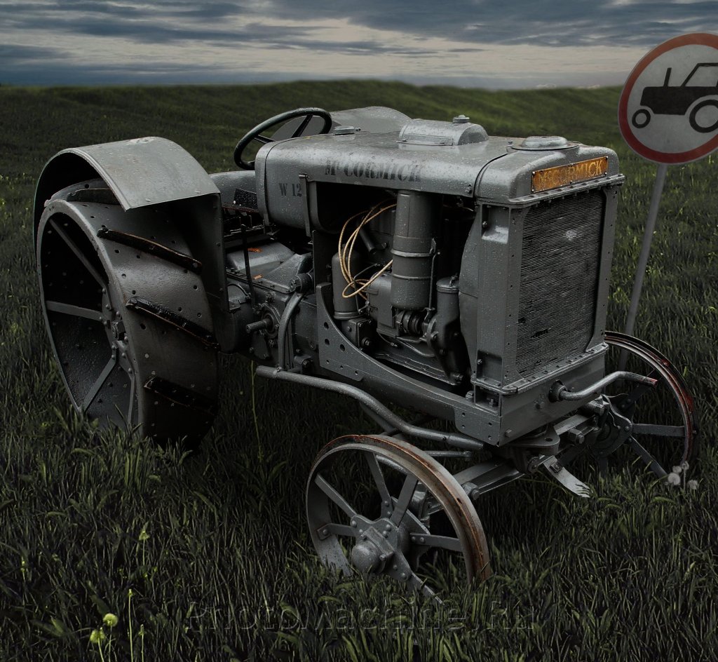 McCormic-Deering-W12 в рязанских степях.