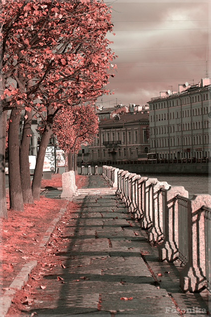 Фонтанка. Осень
