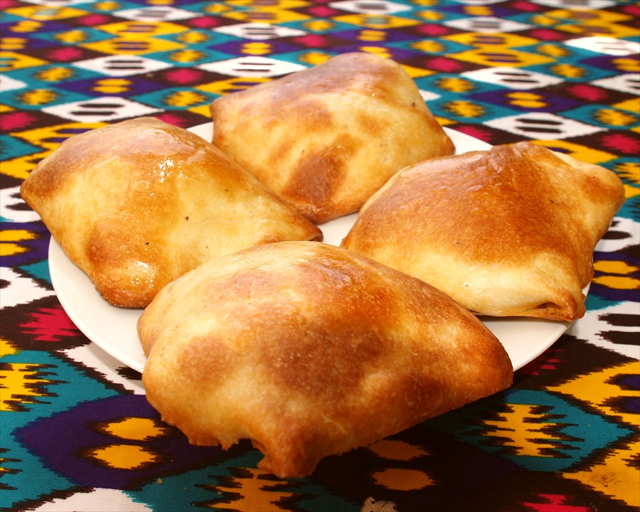 Узбекская самса с тыквой