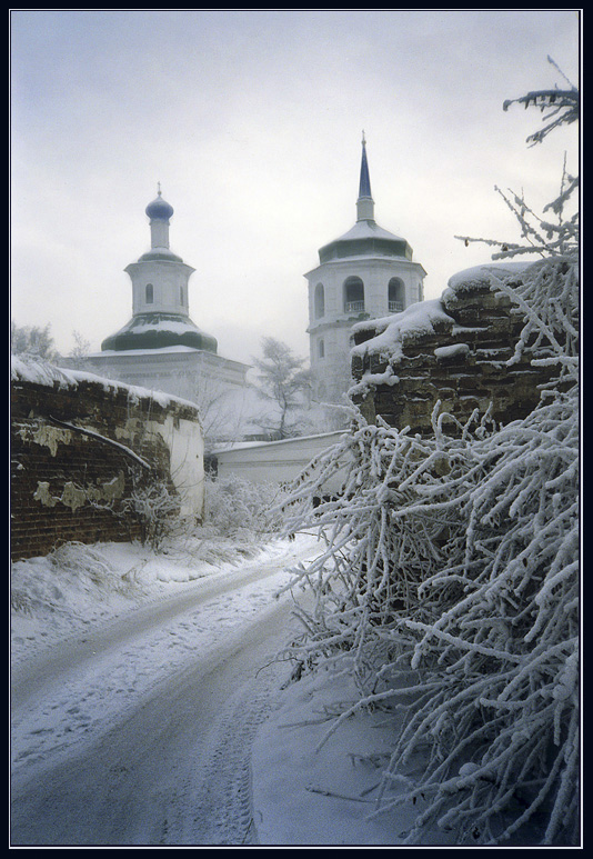 Зима . Иркутск.