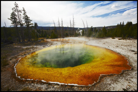 Morning Glory Pool. Yellowstone.