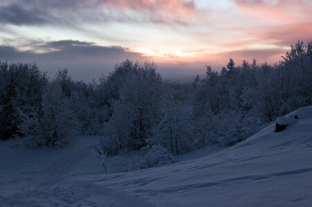 зима на севере 