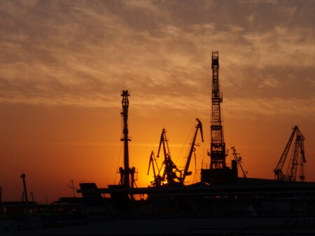 Портовый закат