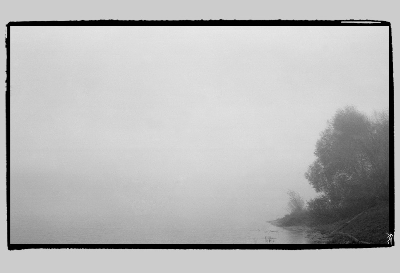 to be in a fog: foggy bank