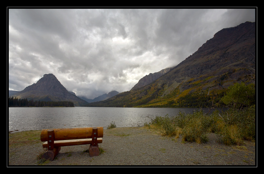 Upper Two Medicine Lake, Glacier National Park.