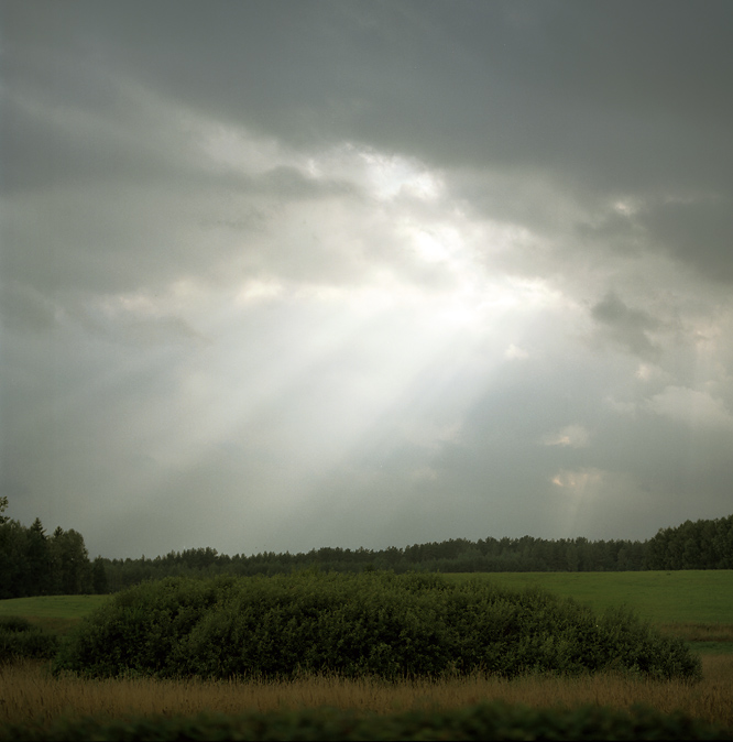 gap in the clouds 
