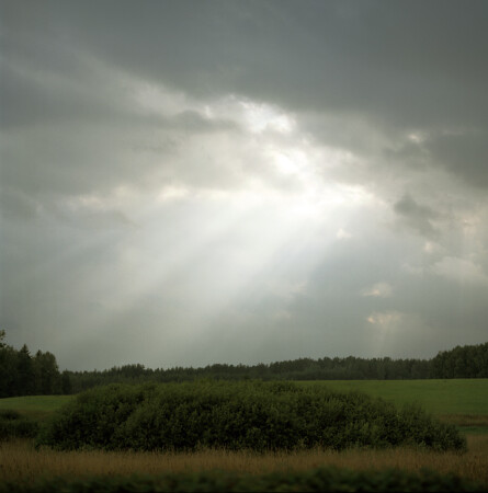 gap in the clouds