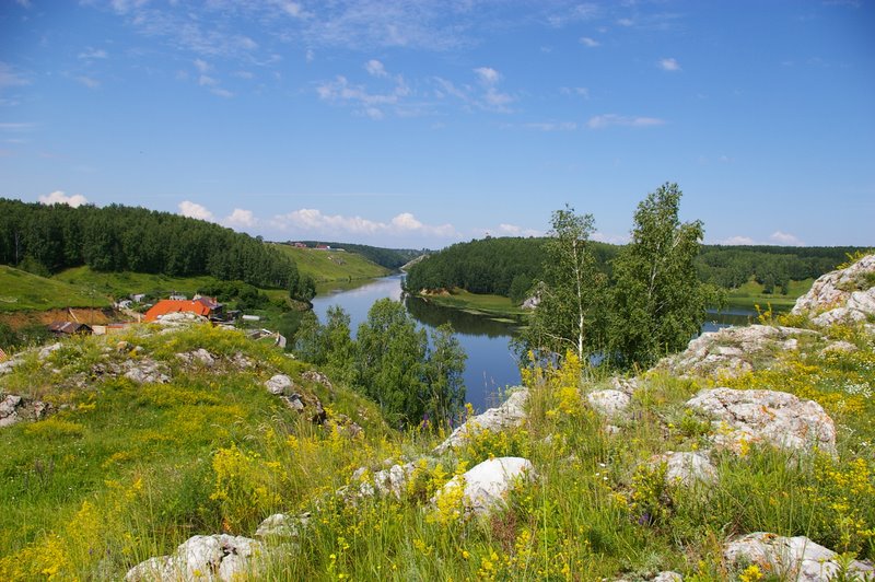 Урал. Река Исеть.