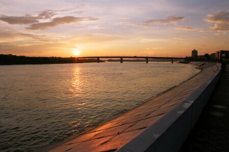 река Иртыш, город Омск