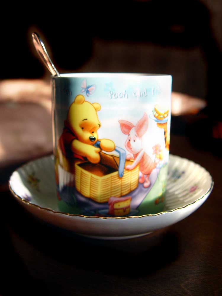 Tea-party with Winnie-the-pooh