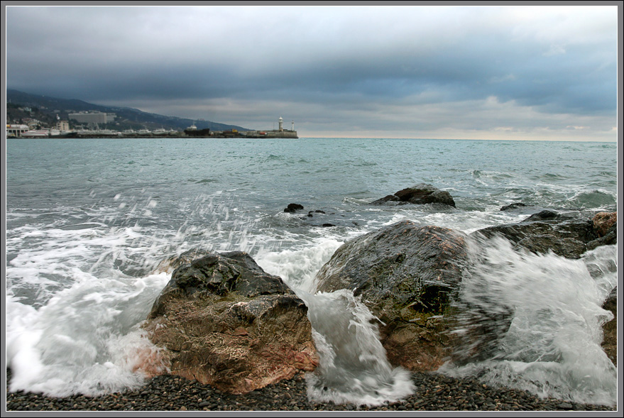 Зимнее Черное море