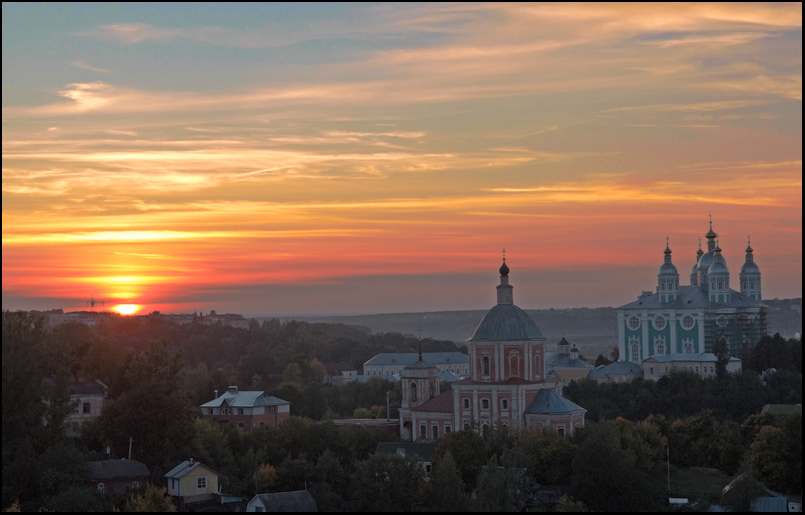 Закат в Смоленске