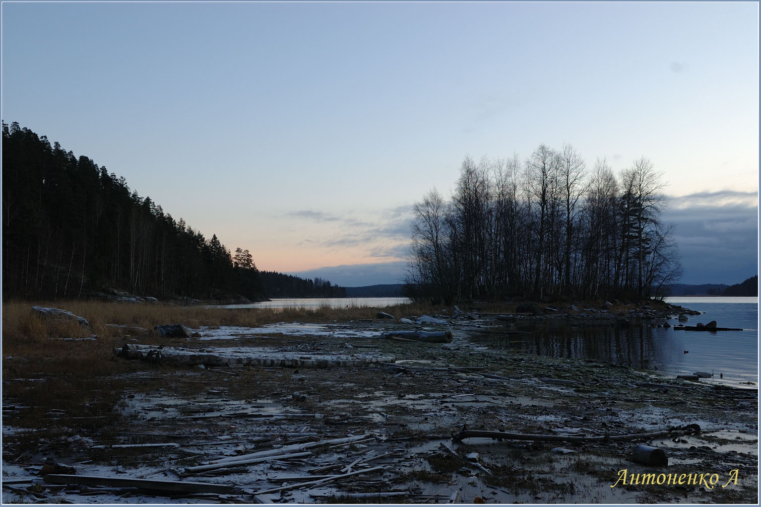 Ладога, первый снег