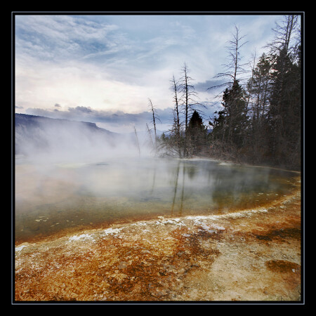 Minerva Terrace, Mammoth Hot Springs, Yellowstone.