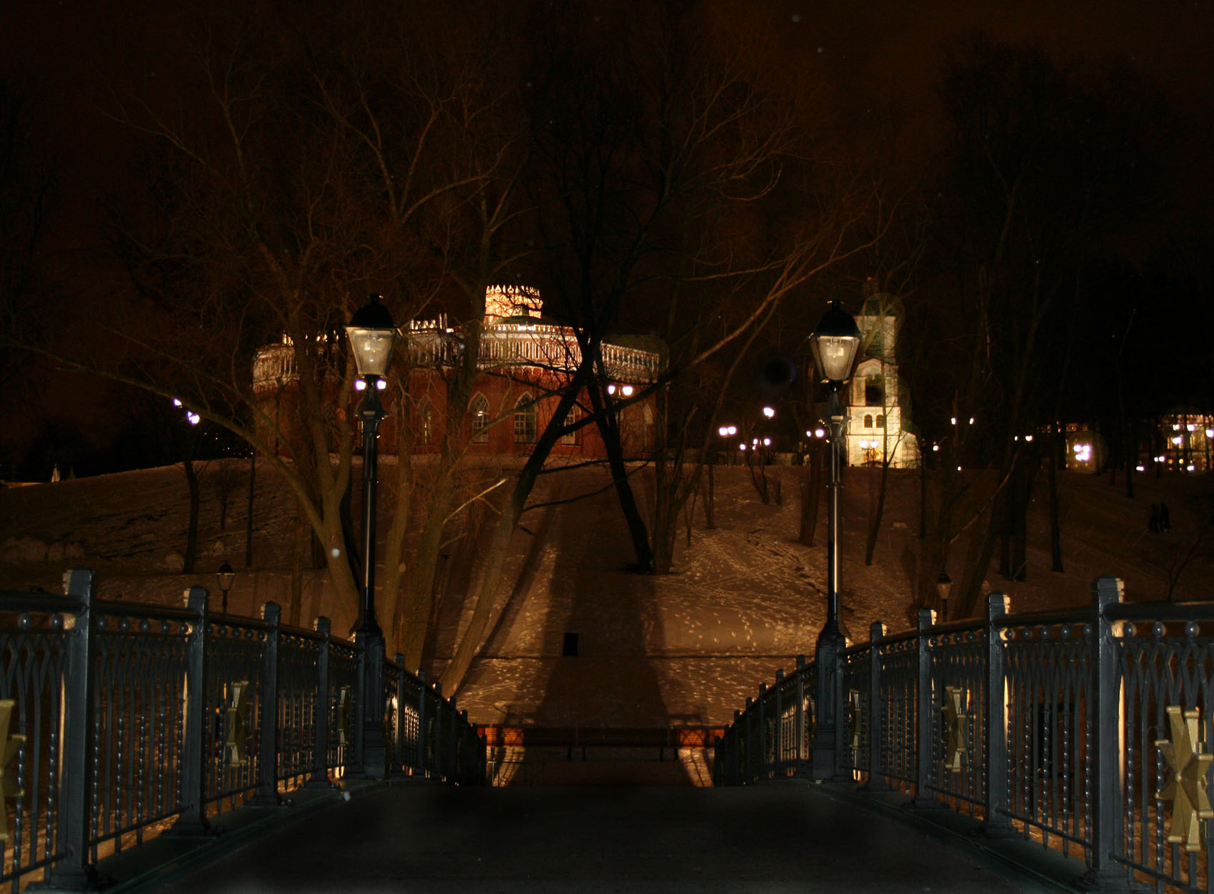 Вечерний мосток