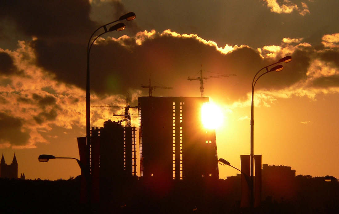 Industrial sunset