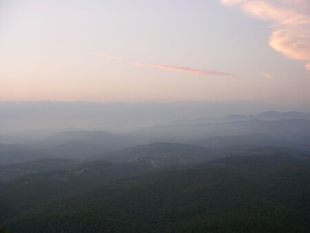 В вечерней дымке