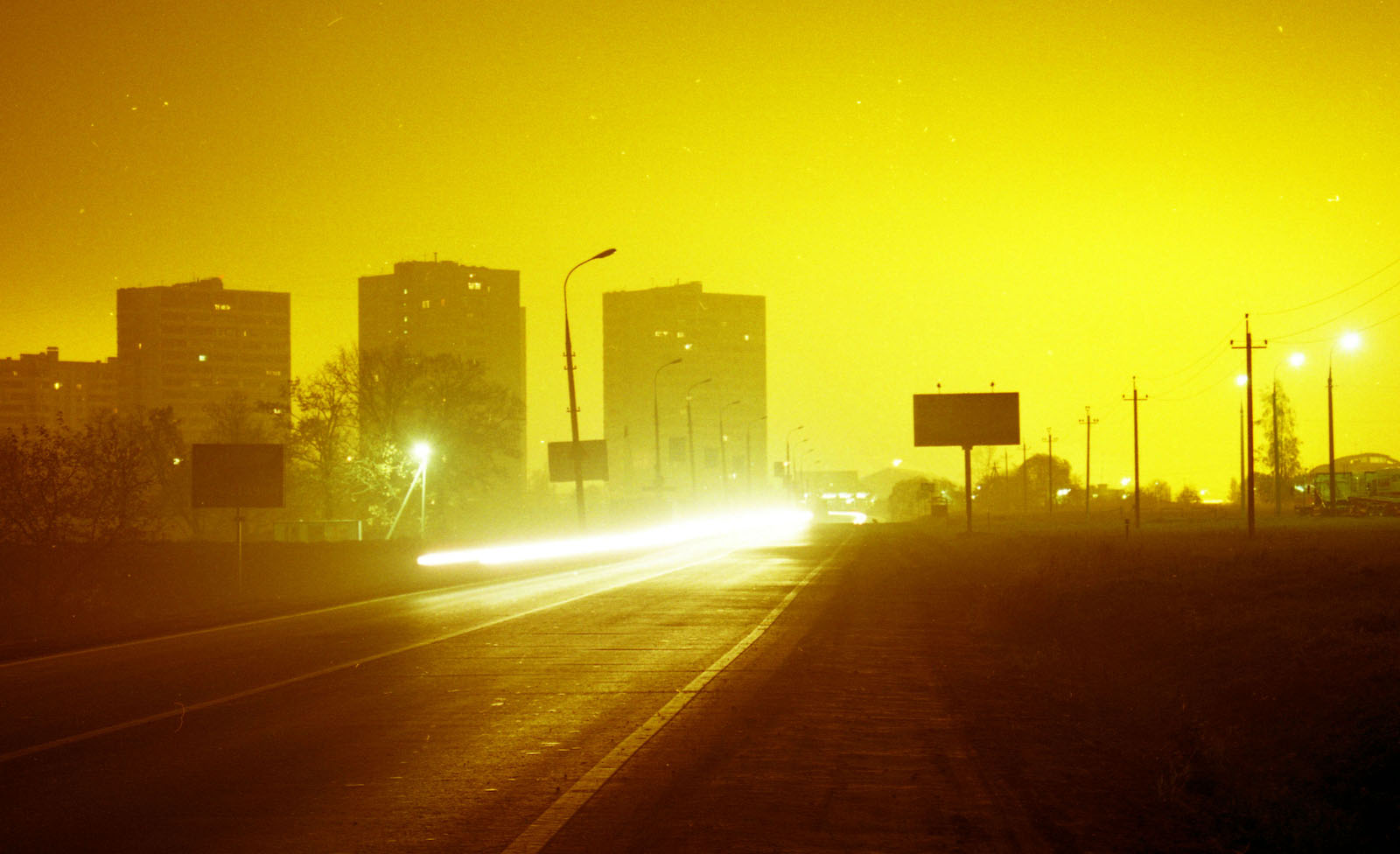 Motorway/powerline