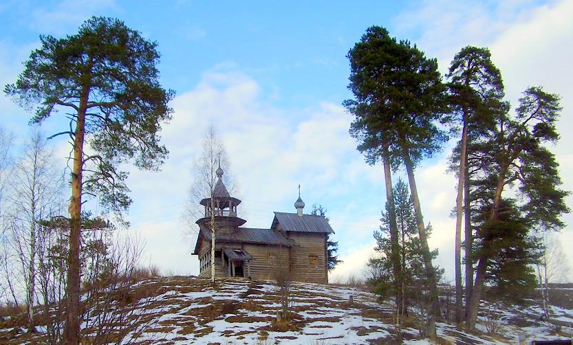 Весна в карельскои деревне