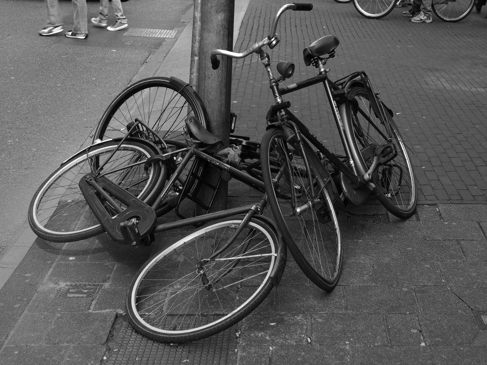 abandoned bikes...