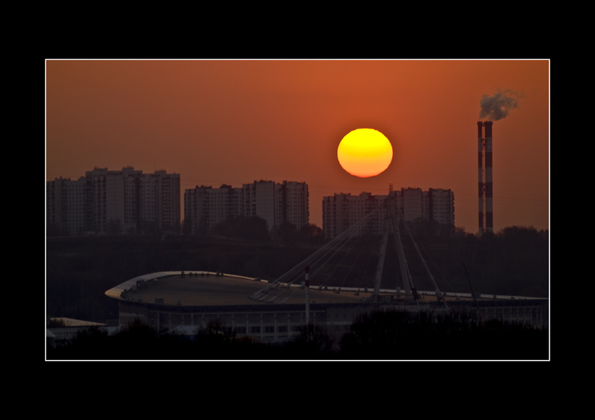 Закат в Крылатском.