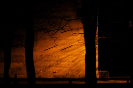 Ночь. Фонарь.