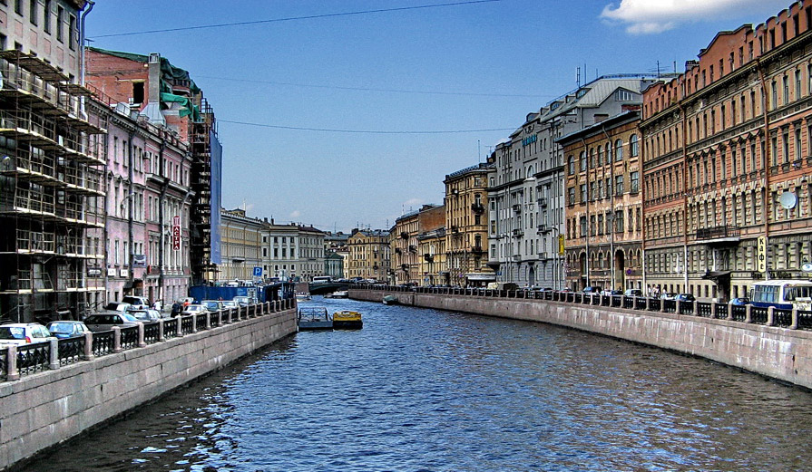 Река Мойка с Полицейского моста