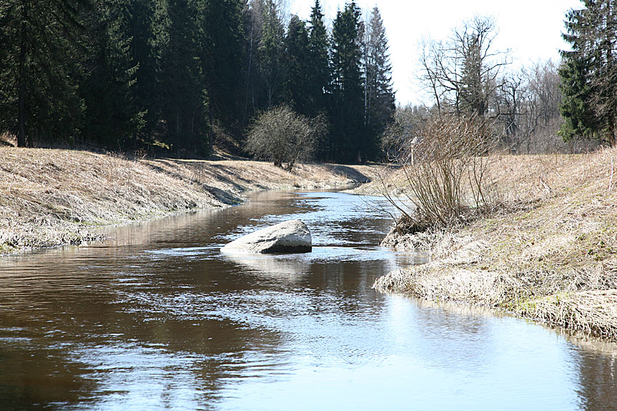 Камень на реке