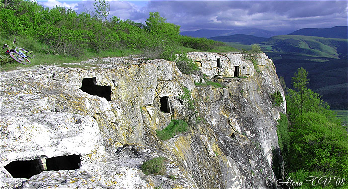 в облаках