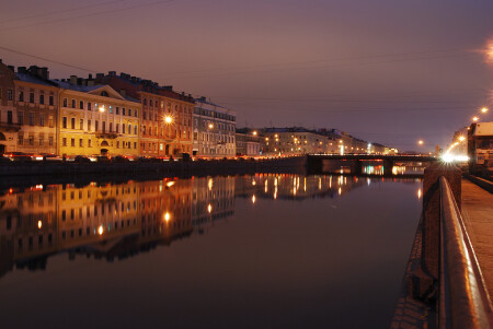 Питер - Фонтанка - тишь да гладь