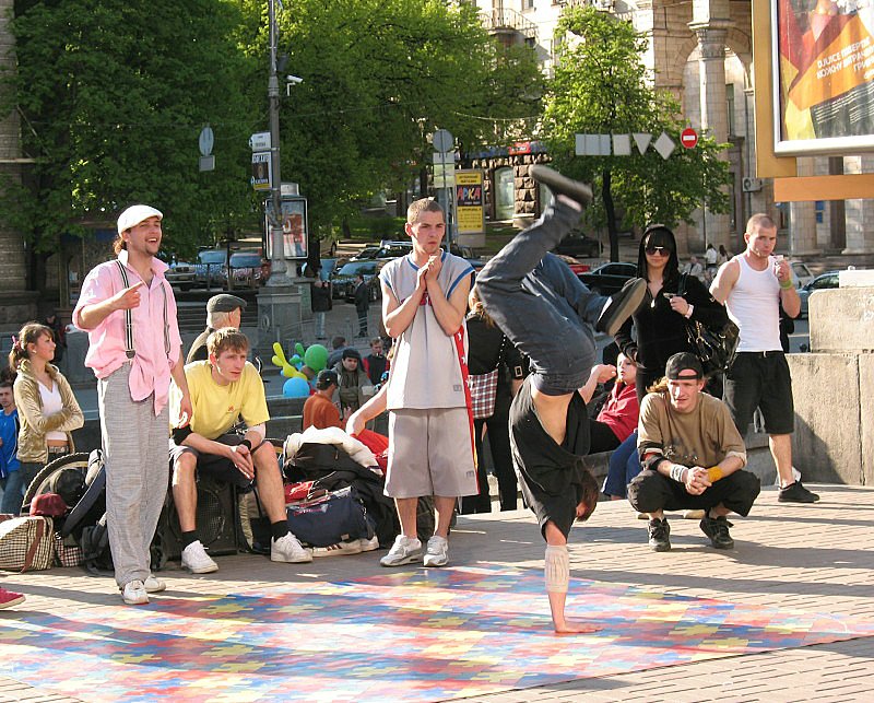 Break-Dance на Крещатике