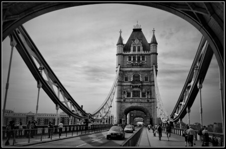 the Tower Bridge