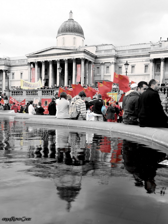 May Day on Trafalgar Sq.