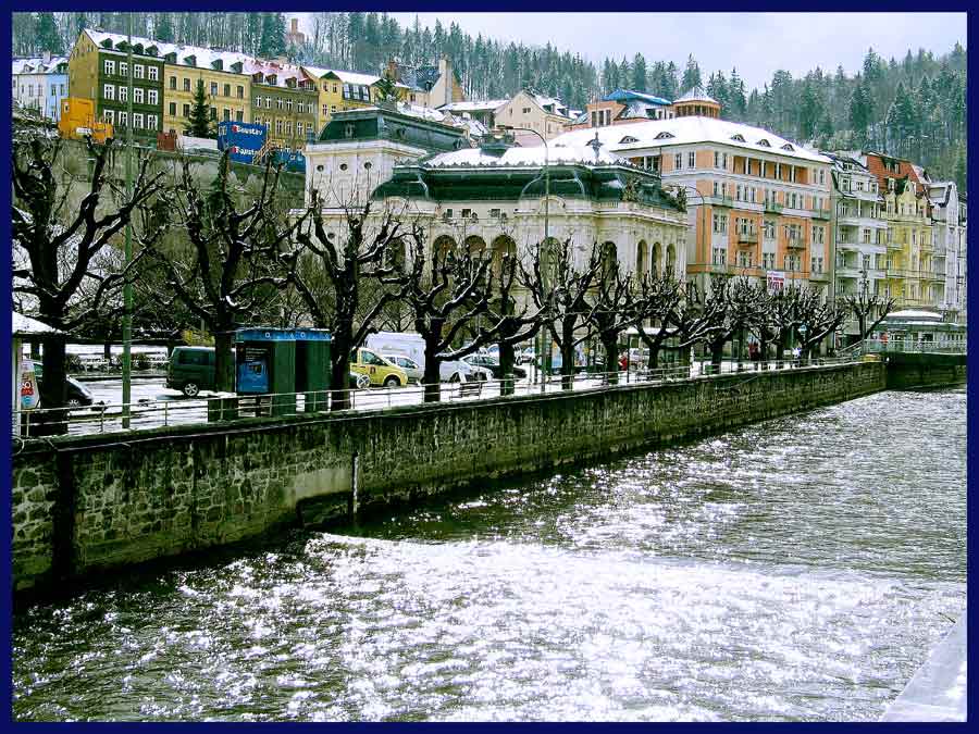 Карловы Вары,речка Тепла.