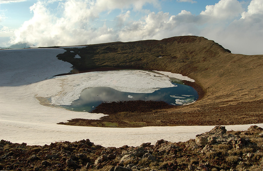 Azhdahak crater lake...